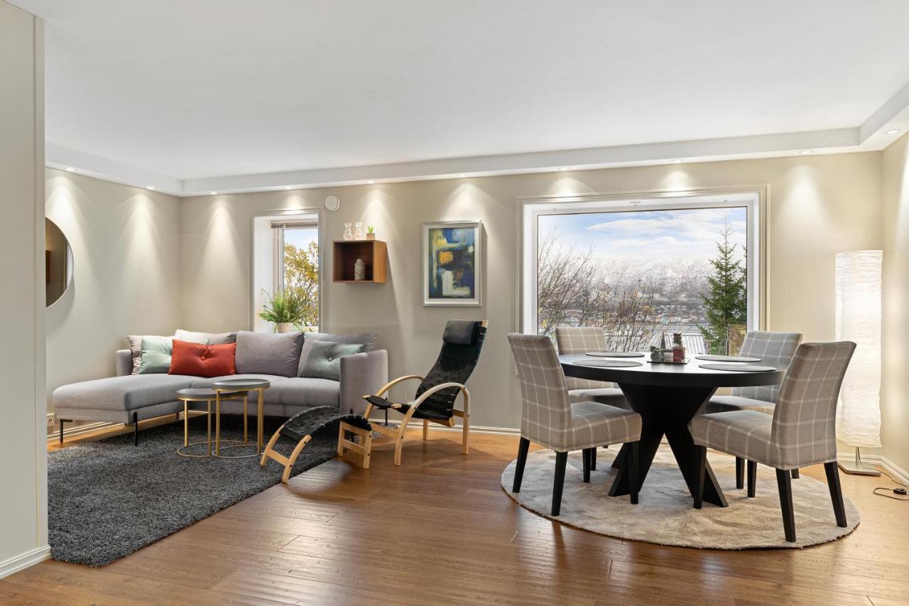 Cozy Elegant 2Bedroom Apt W/Parking And Nice View 트롬쇠 외부 사진